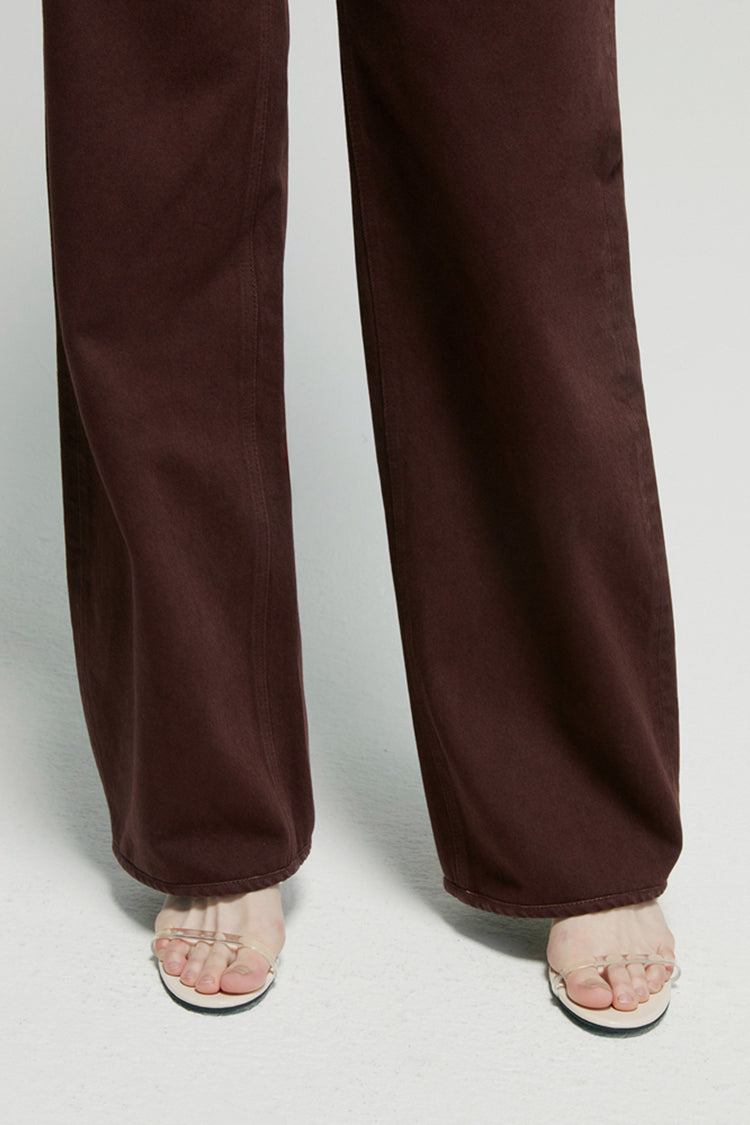 Slope High-Rise Wide-Leg Jeans