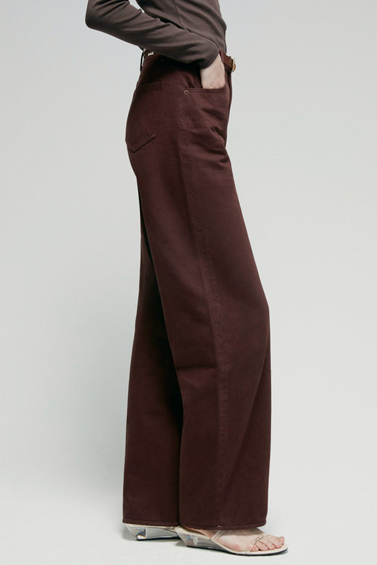Slope High-Rise Wide-Leg Jeans