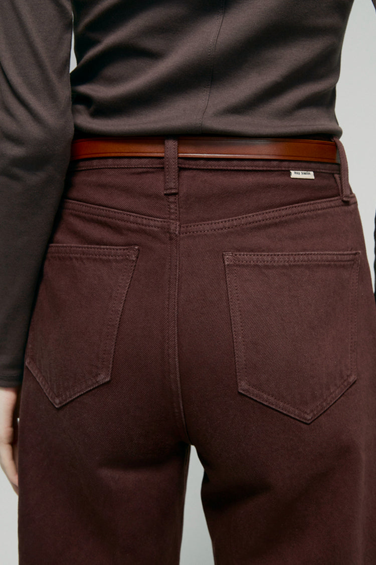 Slope High-Rise Wide-Leg Jeans