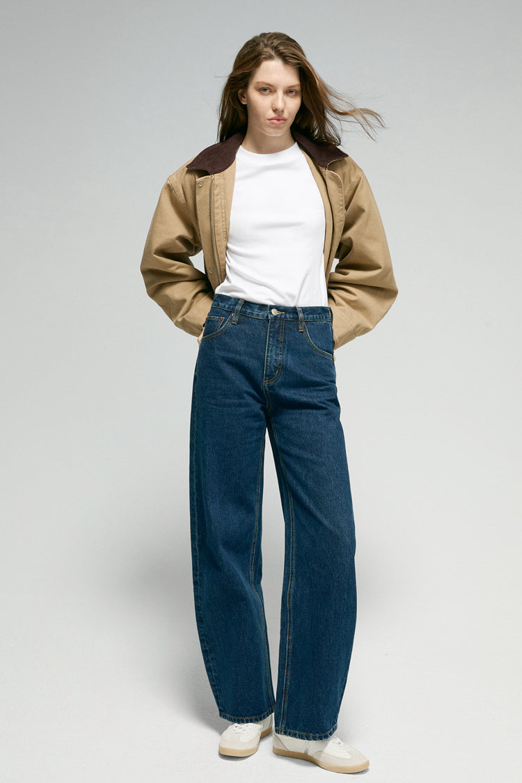 Slope High-Rise Wide-Leg Jeans