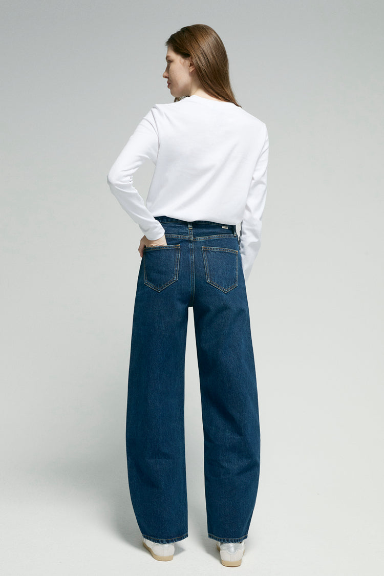 Slope High-Rise Wide-Leg Jeans