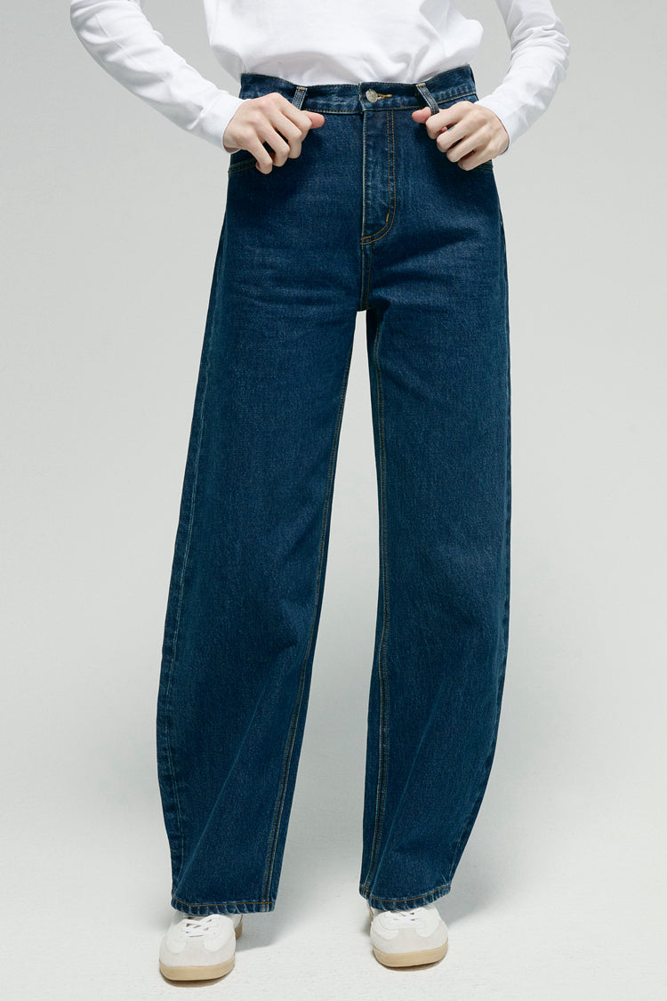 Slope High-Rise Wide-Leg Jeans
