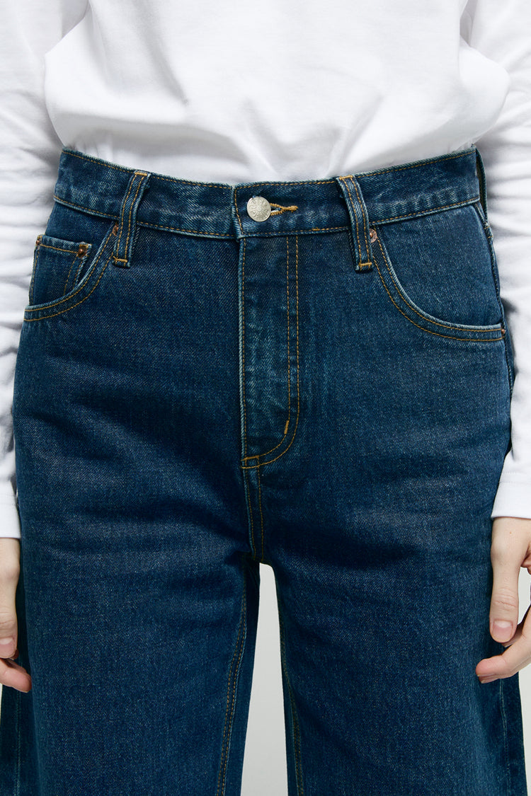 Slope High-Rise Wide-Leg Jeans