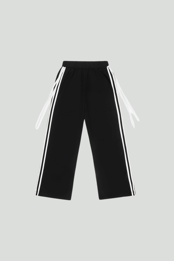 BOW JOGGER IN JERSEY BLACK
