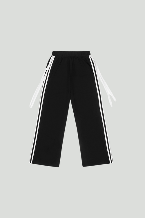 BOW JOGGER IN JERSEY BLACK